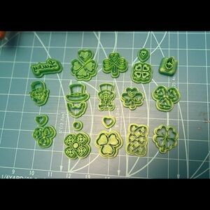 Polymer clay St. Patrick's day Cutter set